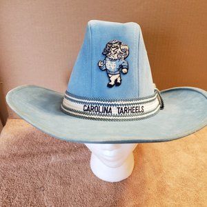 Blue Suede Cowboy Hat Unc Chapel Hill 